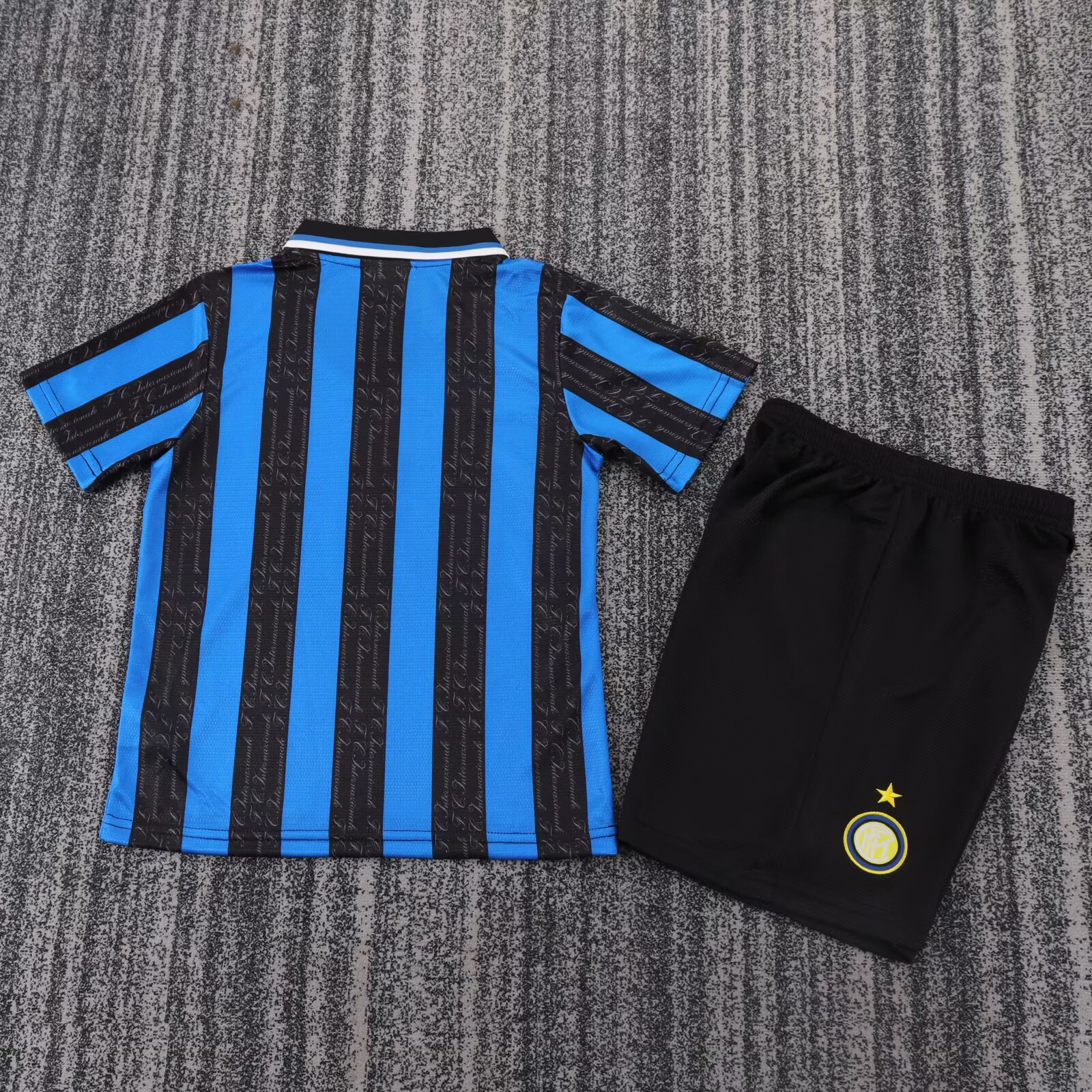 1997/1998 Retro Inter Milan Home Football Jersey 1:1 Thai Quality Kids Size - 图片 2