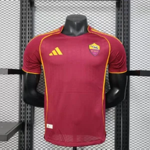 2025/2026 Player Version Roma Home Soccer Jersey 1:1 Thai Quality