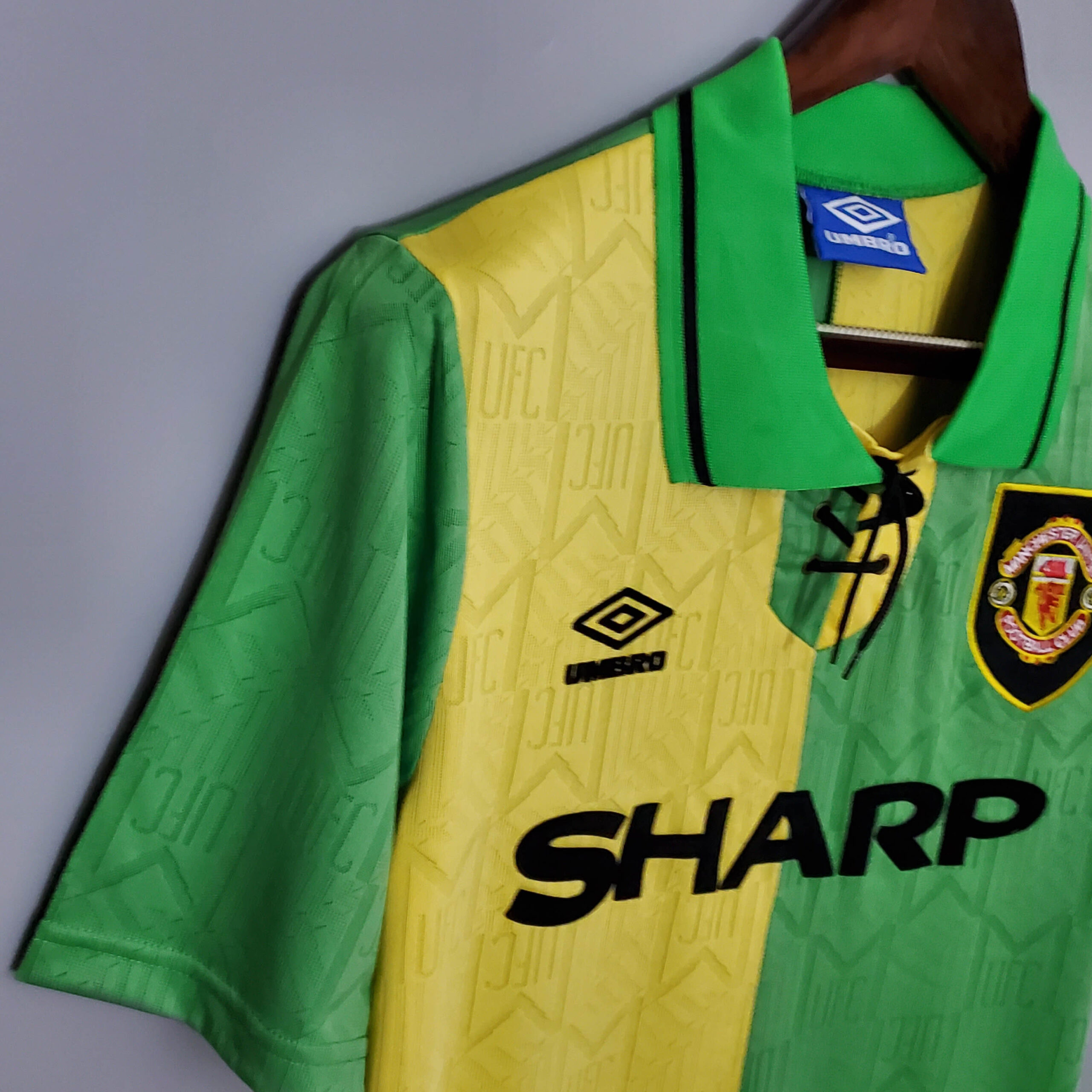 1992/1994 Retro Manchester United Third Away Football Shirt 1:1 Thai Quality - 图片 7