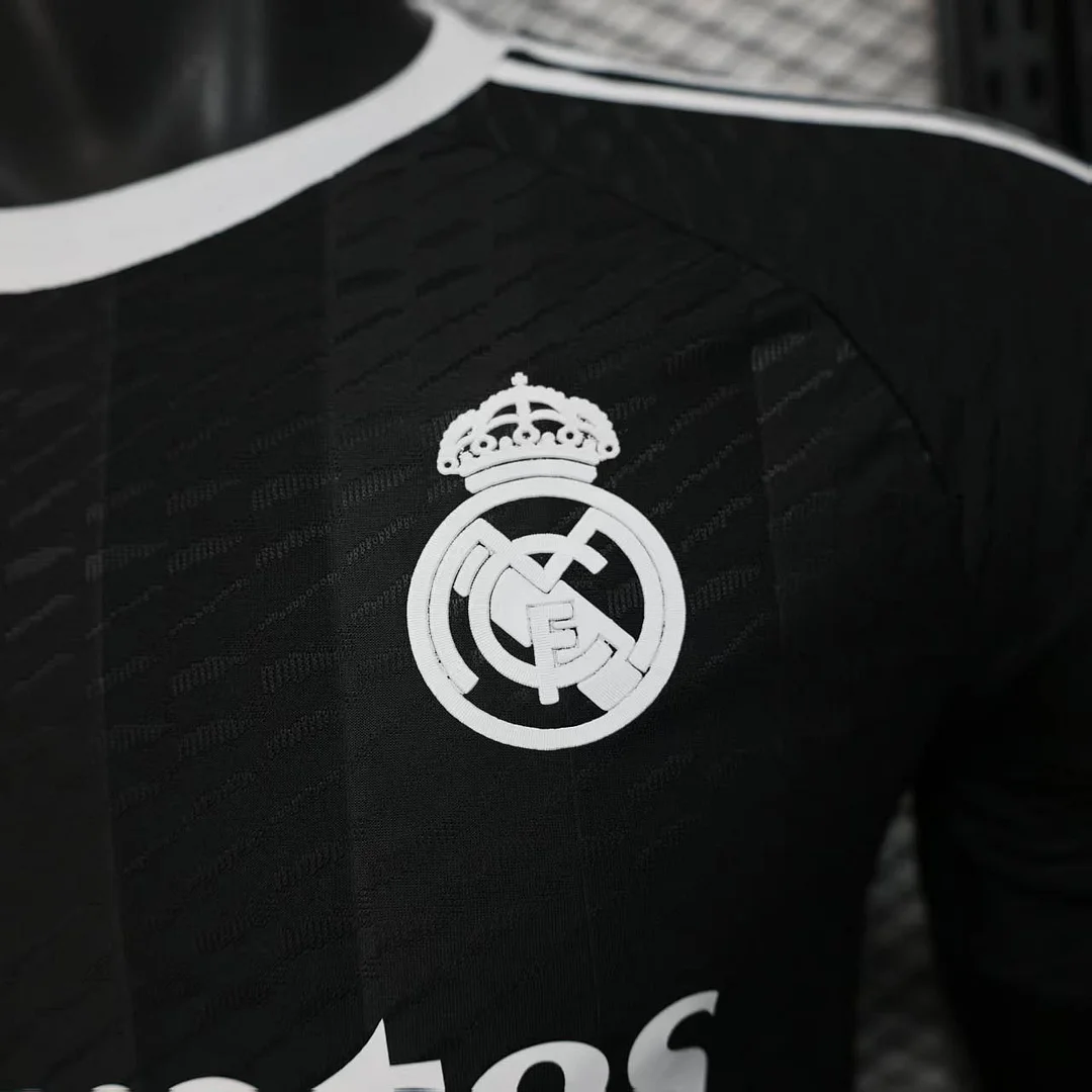 2025/2026 Player Version Real Madrid Goalkeeper Black Football Shirt 1:1 Thai Quality - 图片 6
