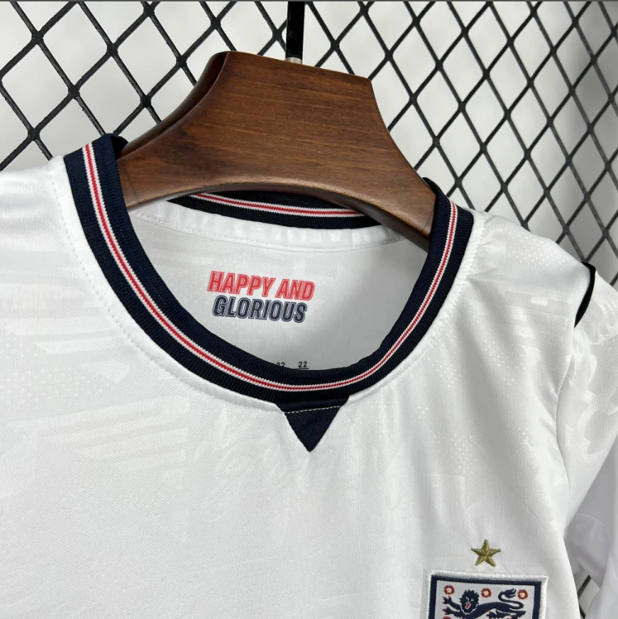 2026 England Home Football Shirt 1:1 Thai Quality Kids Size - 图片 6