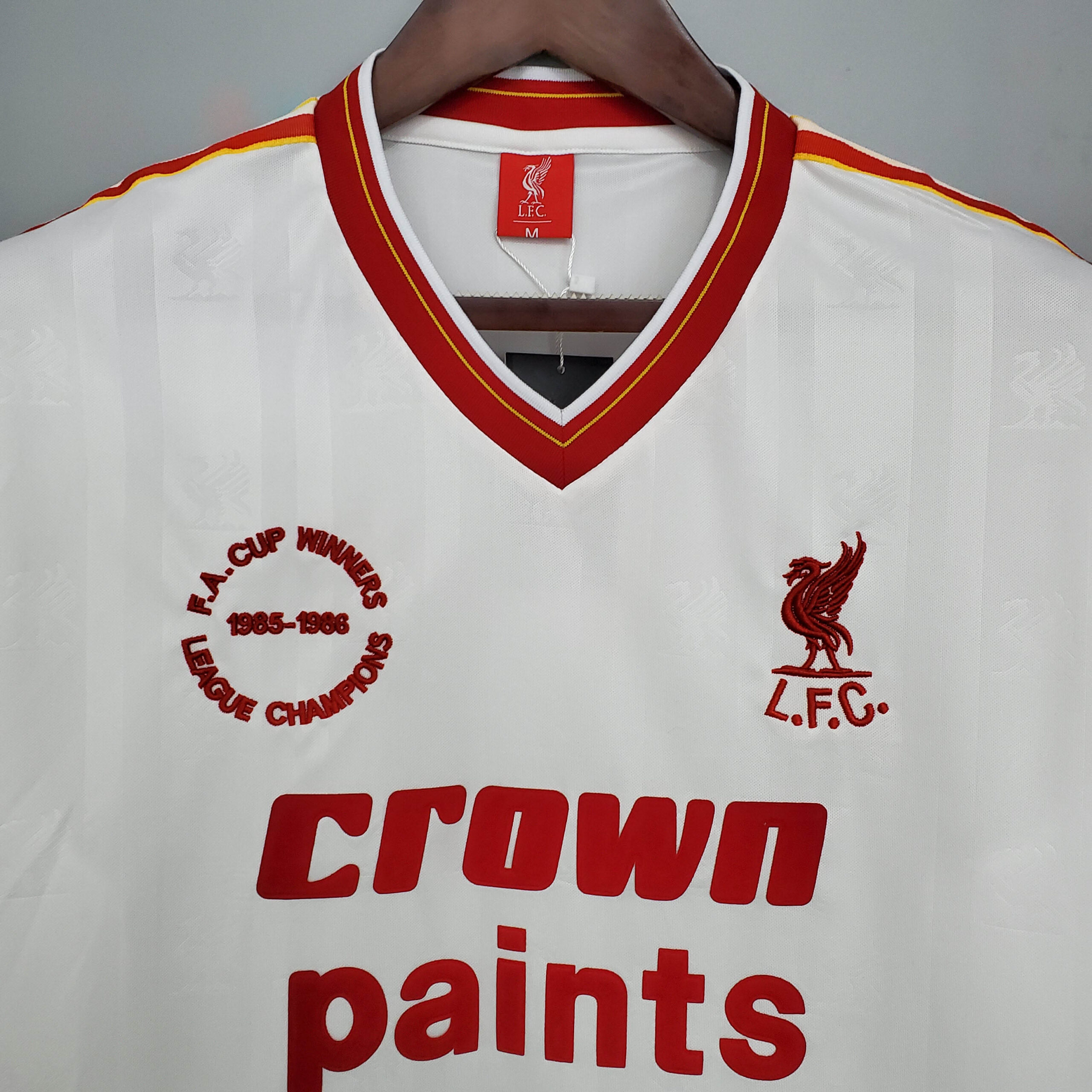 1985/1986 Retro Liverpool Football Shirt Third Away 1:1 Thai Quality - 图片 3