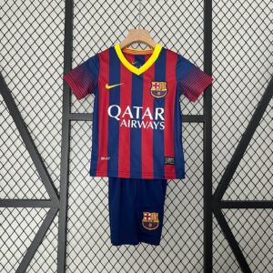 2013/2014 Retro Barcelona Home Football Shirt 1:1 Thai Quality Kids Size