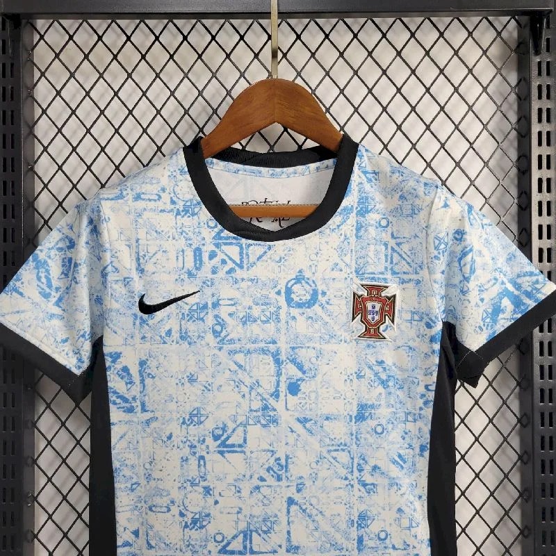 2024 Portugal Away Football Shirt 1:1 Thai Quality Kids Size - 图片 3