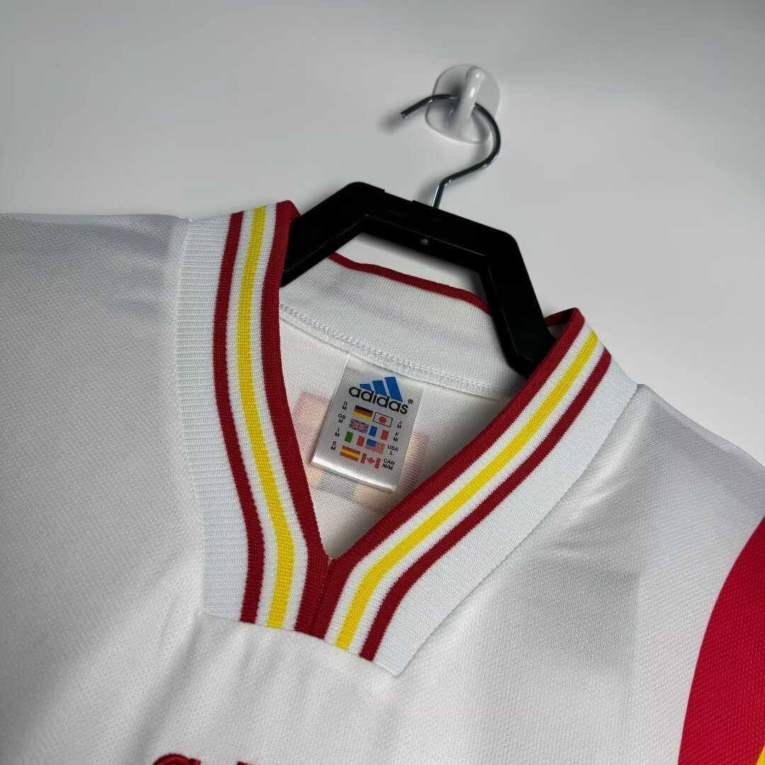 1996 Retro Spain National Team Third Away Football Shirt 1:1 Thai Quality - 图片 4