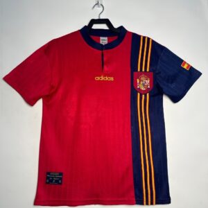 1996 Retro Spain National Team Home Football Shirt 1:1 Thai Quality