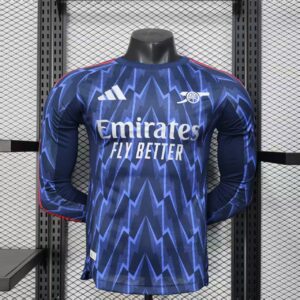 2025/2026 Long Sleeve Player Version Arsenal Away Football Shirt 1:1 Thai Quality