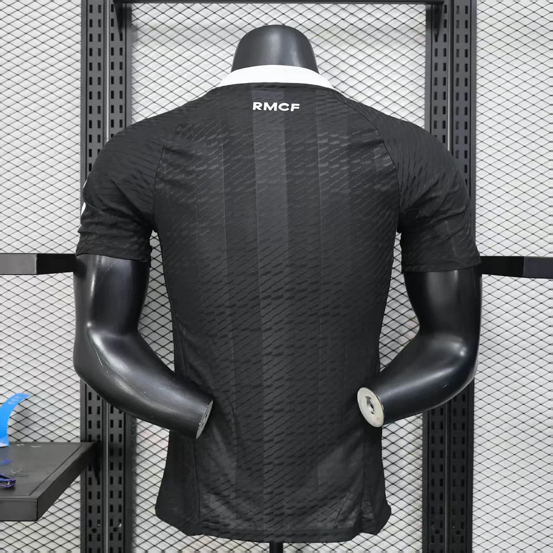 2025/2026 Player Version Real Madrid Goalkeeper Black Football Shirt 1:1 Thai Quality - 图片 2