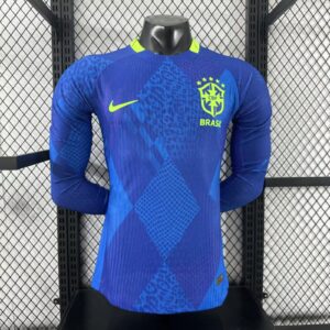 2025 Player Version Long Sleeve Brazil Away Soccer Jersey 1:1 Thai Quality