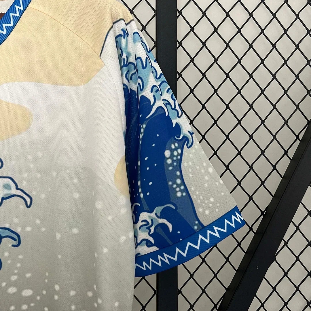 2024 Japan Surf Special Edition White Football Jersey 1:1 Thailand Quality - 图片 4