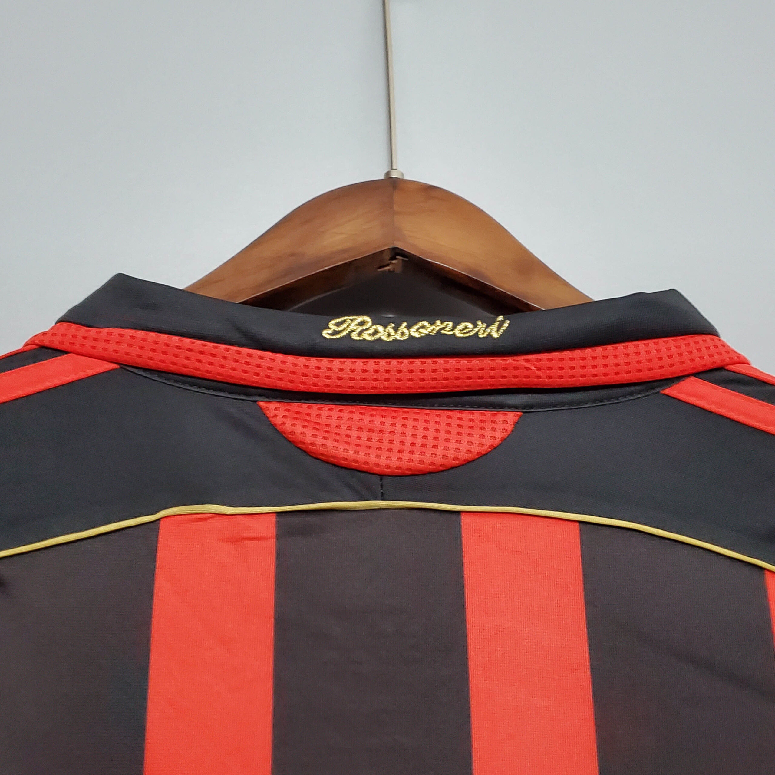 2006/2007 Retro Long Sleeve AC Milan Home Football Shirt 1:1 Thai Quality - 图片 6