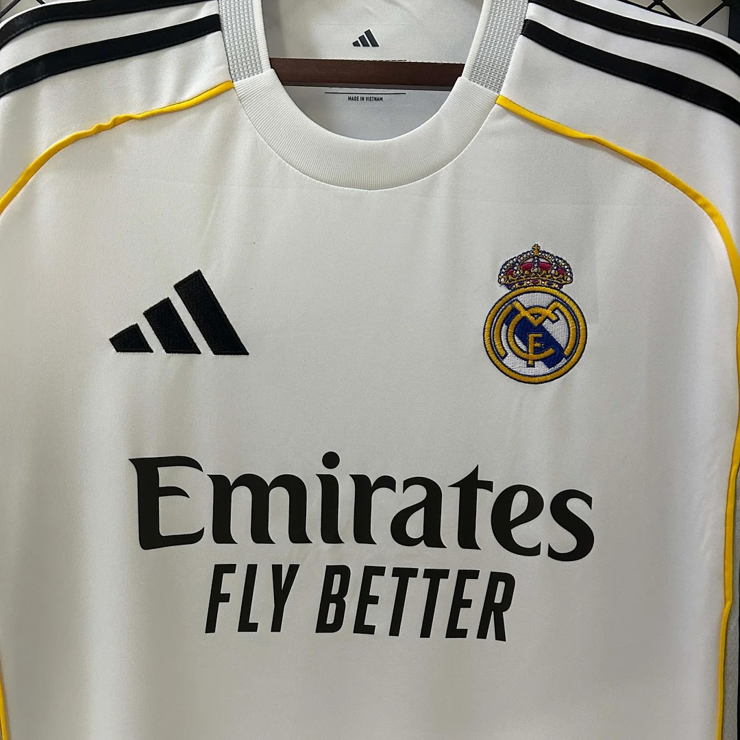 2025/2026 Real Madrid Home Football Shirt 1:1 Thai Quality - 图片 3