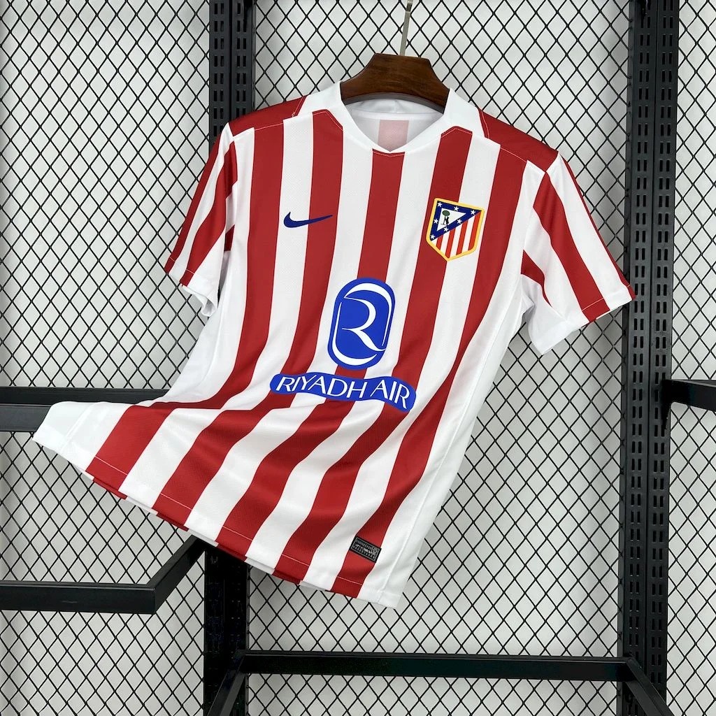 2025/2026 Atletico Madrid Home Soccer Jersey 1:1 Thai Quality - 图片 2