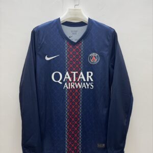 2025/2026 Long Sleeves Psg Paris Saint-Germain Home Football Shirt 1:1 Thai Quality