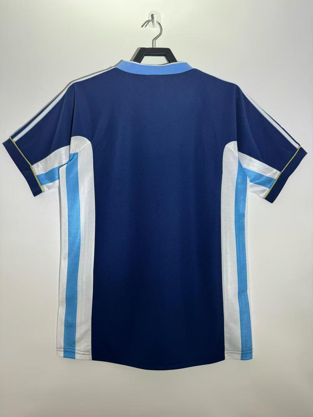 1998 Retro Argentina Away Soccer Jersey 1:1 Thai Quality - 图片 2
