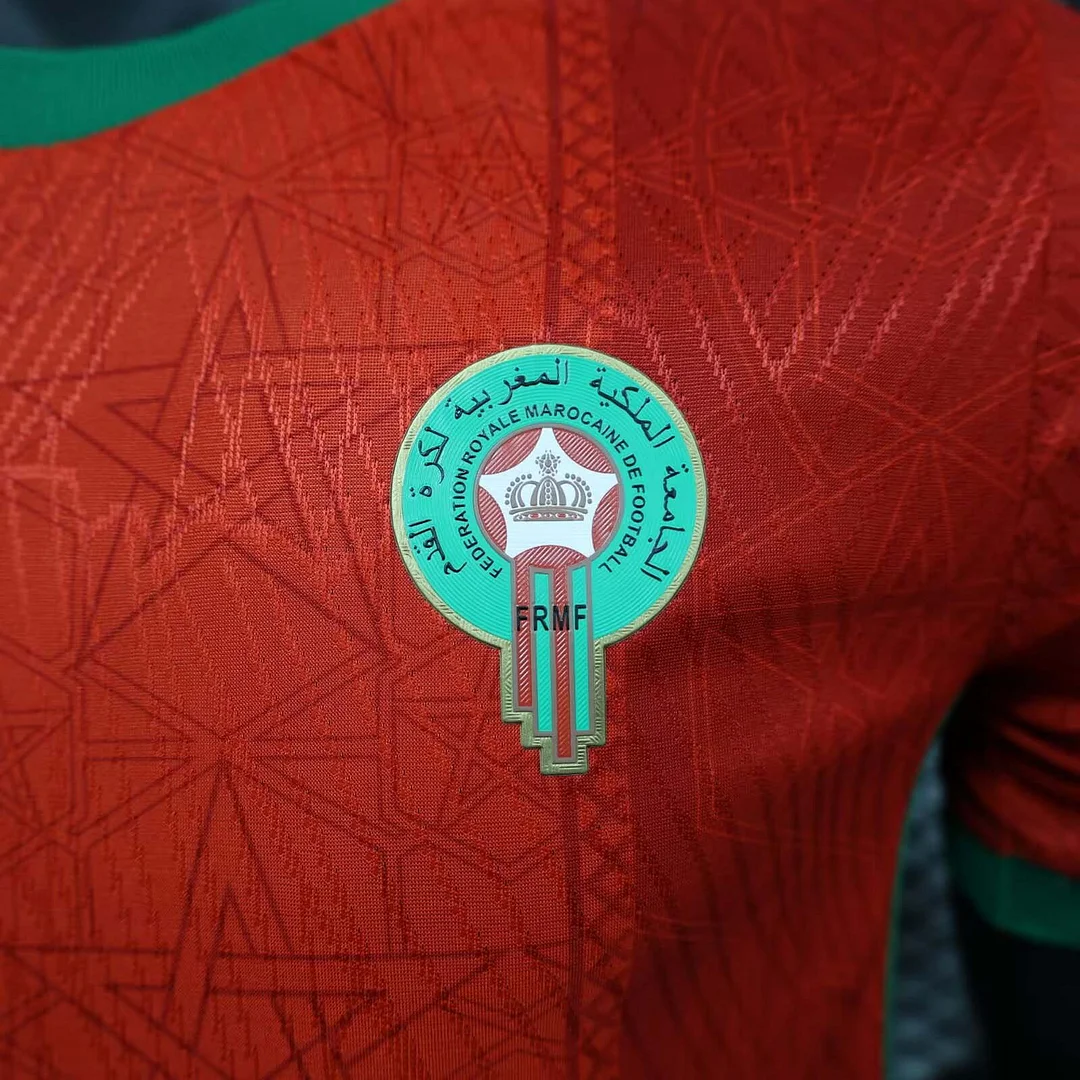 2025 Player Version Morocco National Team Home Football Shirt 1:1 Thai Quality - 图片 5