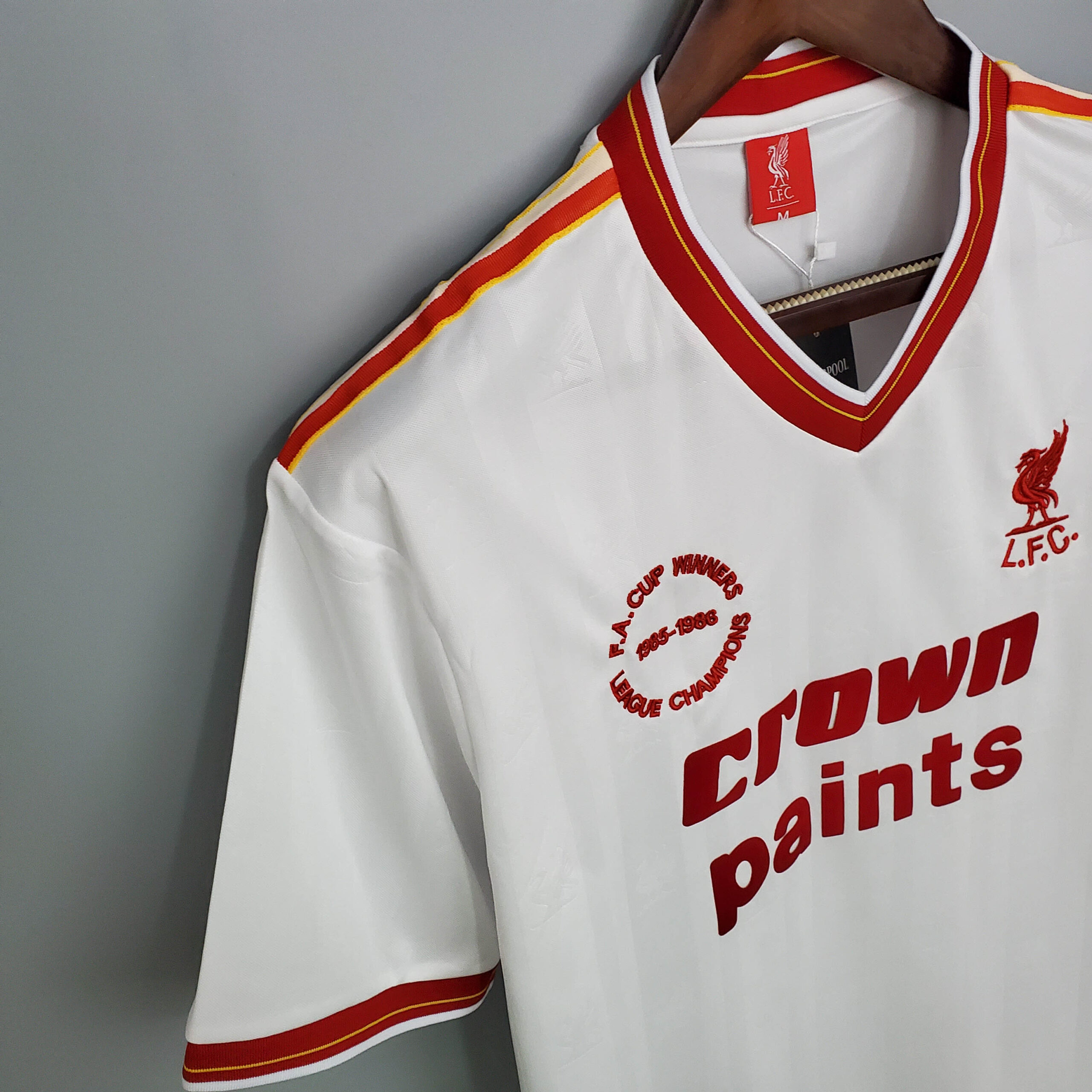 1985/1986 Retro Liverpool Football Shirt Third Away 1:1 Thai Quality - 图片 6