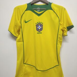 2004 Retro Brazil Home Soccer Jersey 1:1 Thai Quality