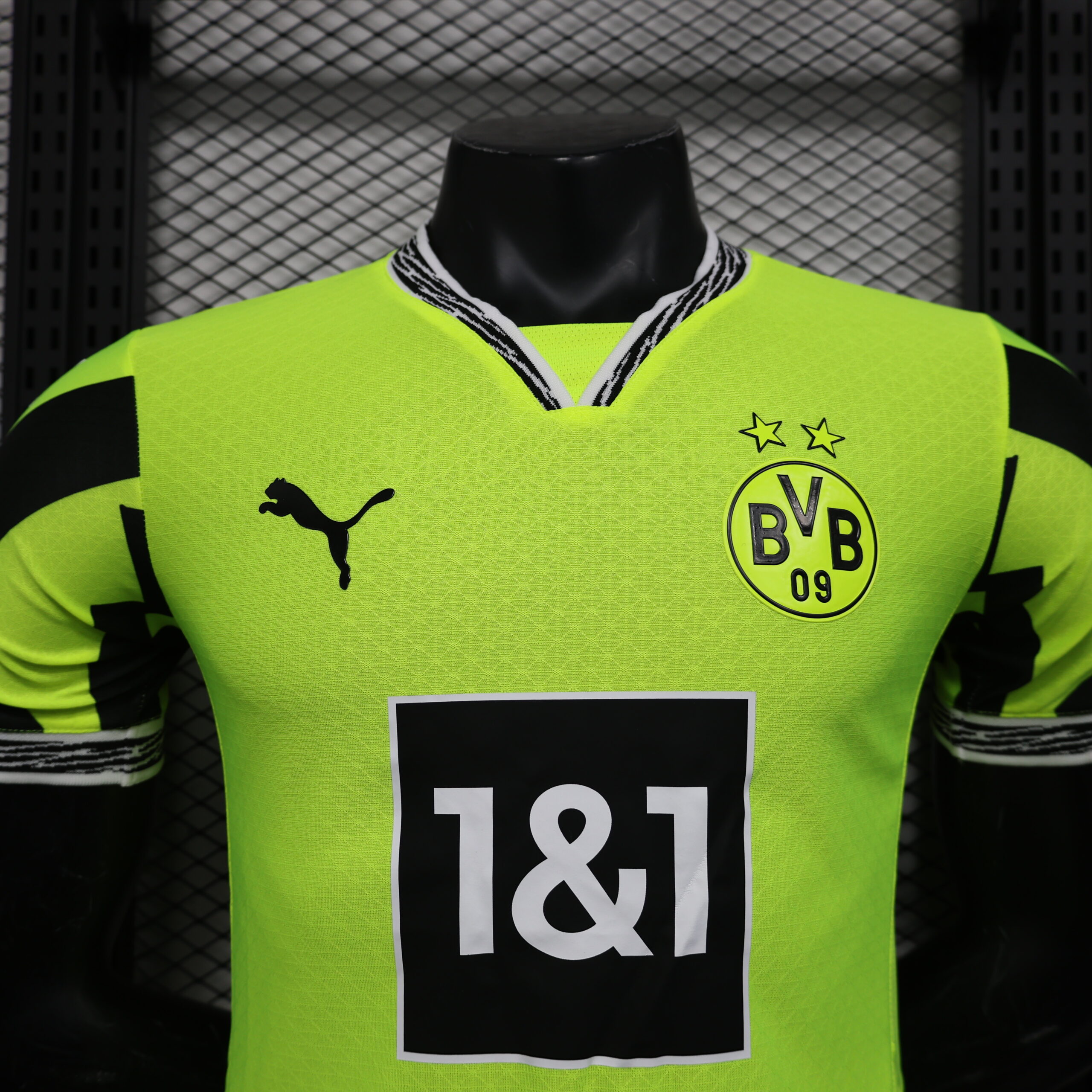 2025/2026 Player Version Dortmund Special Edition Fluorescent Green Football Shirt 1:1 Thai quality - 图片 3