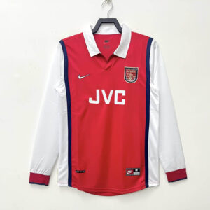 1998/1999 Retro Long Sleeve Arsenal Home Football Shirt 1:1 Thai Quality