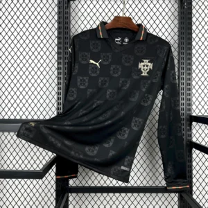 2026 Long Sleeve Portugal Special Edition Black Football Shirt 1:1 Thai Quality