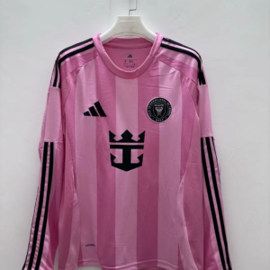 2025/2026 Inter Miami Home Soccer Jersey Long Sleeve1:1 Thai Quality