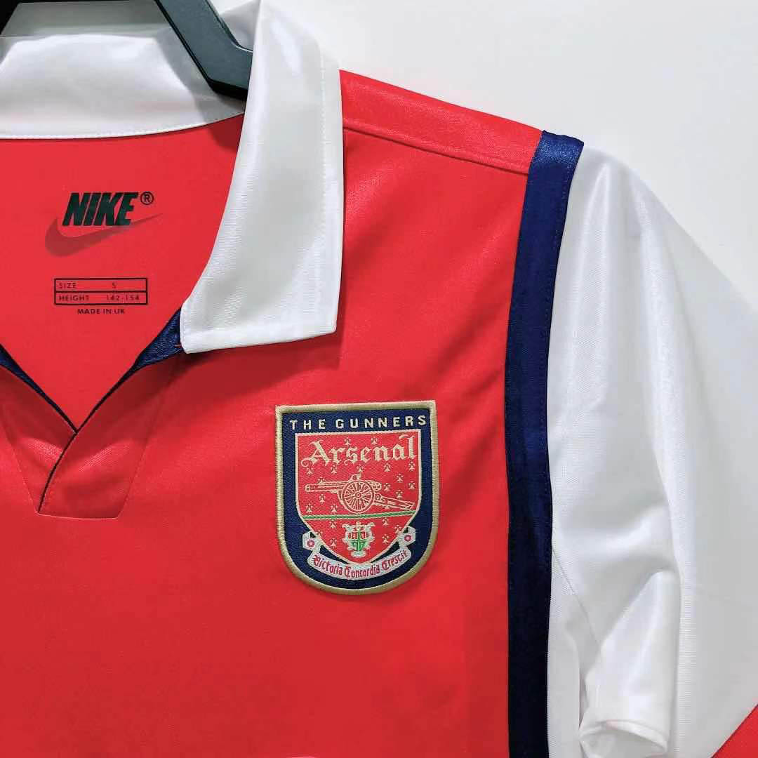 1998/1999 Retro Arsenal Home Football Shirt 1:1 Thai Quality - 图片 4