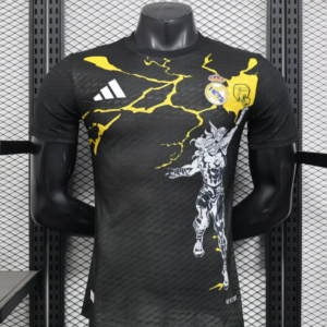 2025/2026 Player Version Real Madrid Black Football Shirt 1:1 Thai Quality