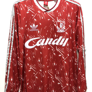 1989/1991 Retro Long Sleeve Liverpool Home Football Shirt 1:1 Thai Quality