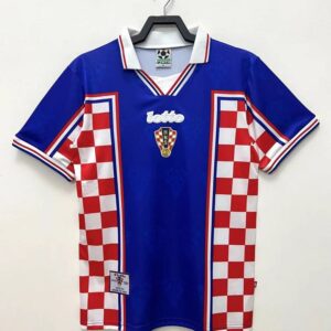 1998 Retro Croatia Away Soccer Shirt