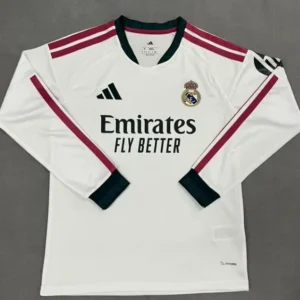 2026/2027 Real Madrid Home Long Sleeve Football Shirt 1:1 Thai Quality