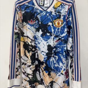 2026/2027 Long Sleeves Manchester United x  Stone Roses Football Shirt Blue 1:1 Thai Quality