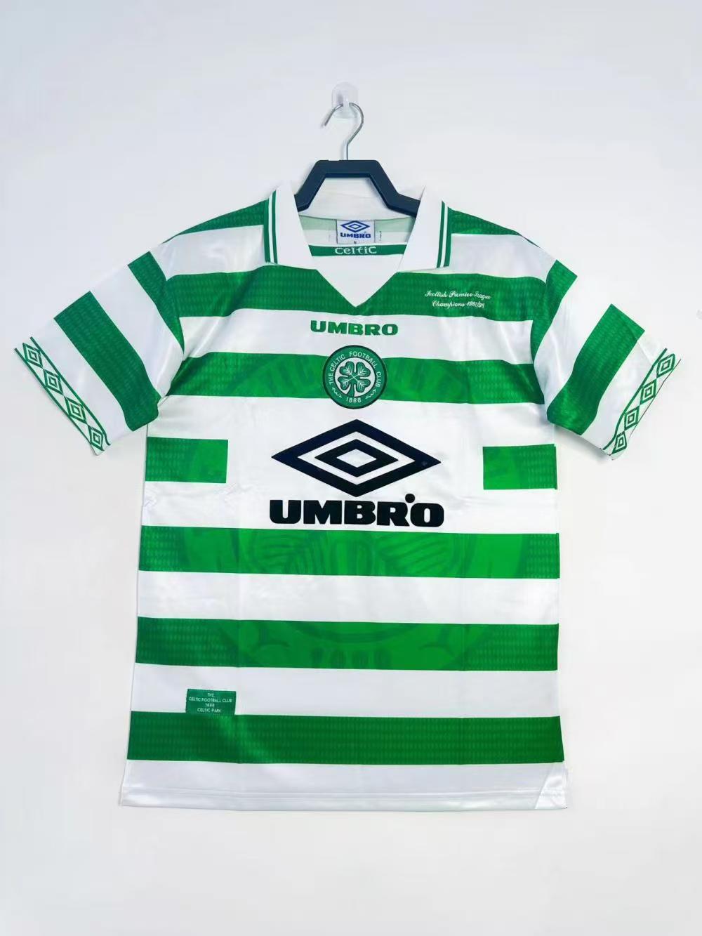 1997/1999 Retro Celtic Home Football Shirt 1:1 Thai Quality