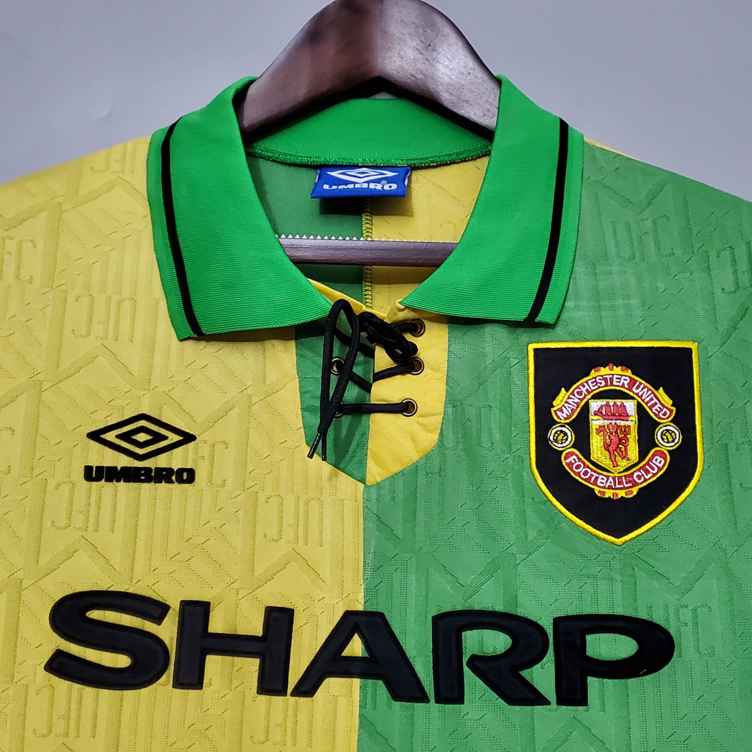 1992/1994 Retro Manchester United Third Away Football Shirt 1:1 Thai Quality - 图片 3