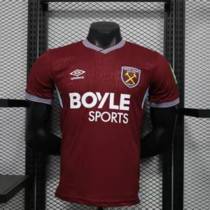 2025/2026 Player Version West Ham United Home Football Shirt 1:1 Thai Quality