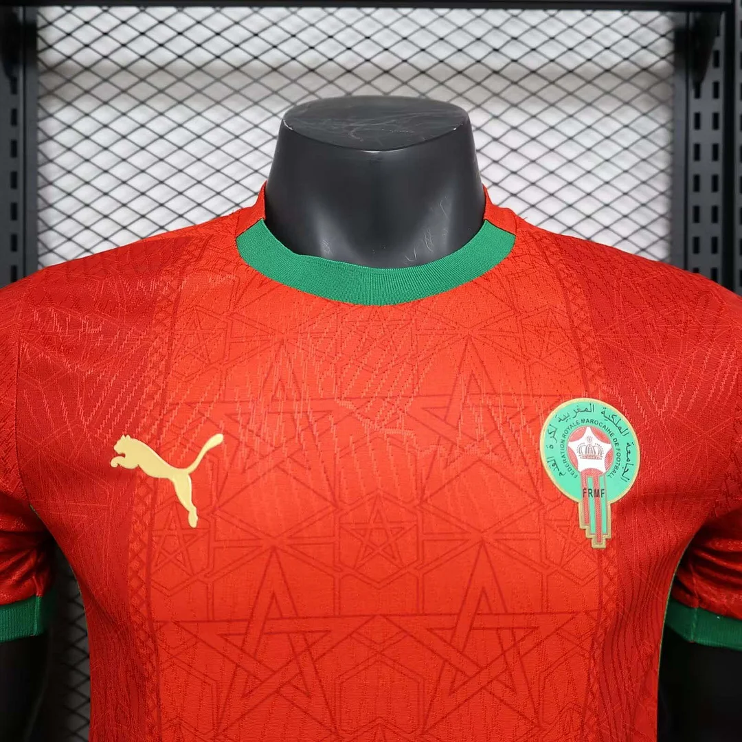 2025 Player Version Morocco National Team Home Football Shirt 1:1 Thai Quality - 图片 3