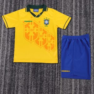 1994 Retro Brazil Home Soccer Jersey 1:1 Thai Quality Kids Size