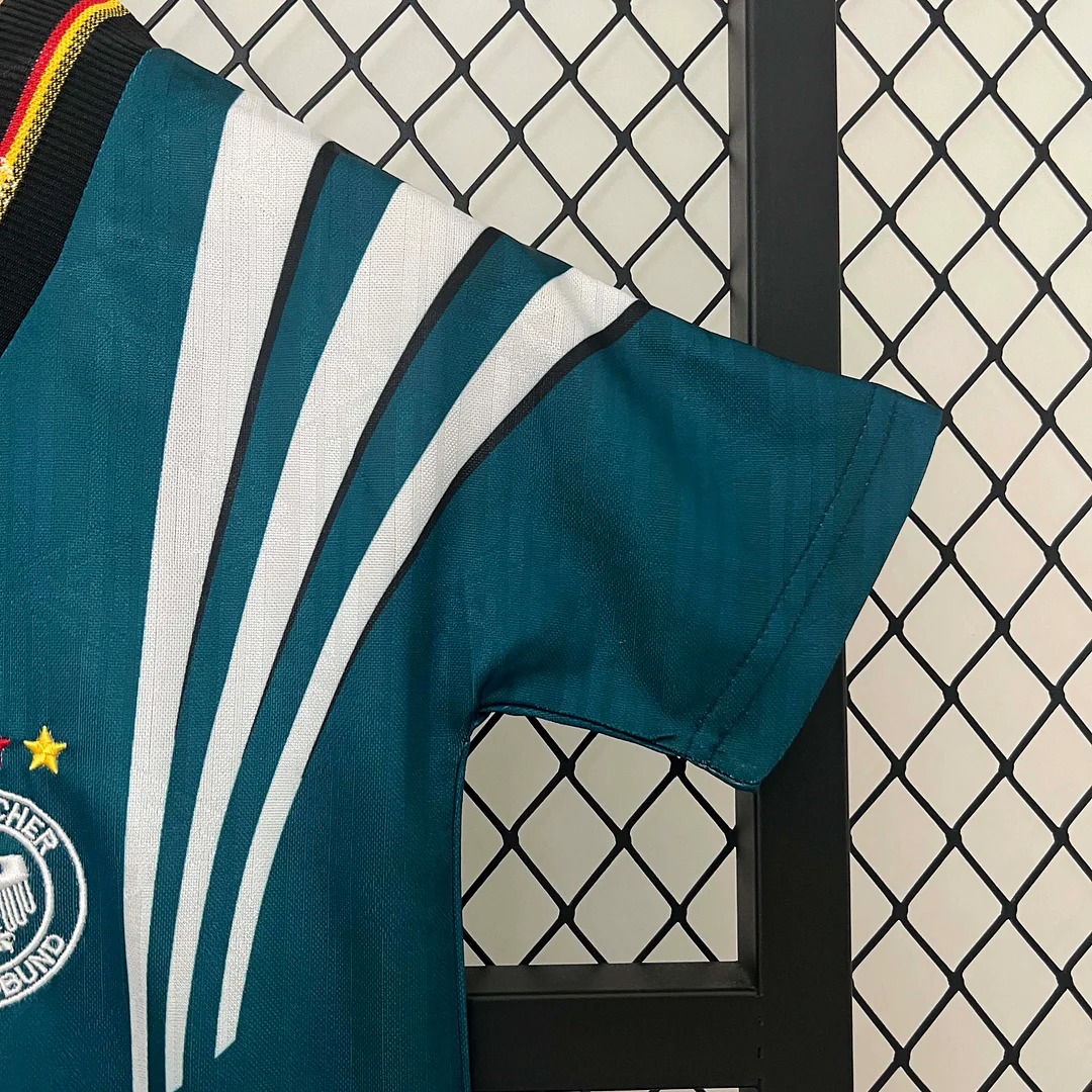 1996 Retro Germany Away Soccer Jersey 1:1 Thai Quality Kids Size - 图片 7
