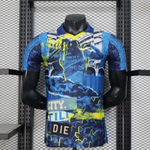 2025/2026 Player Version Manchester City Limited Edition Blue Football Shirt 1:1 Thai Quality