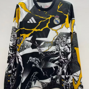 2025/2026 Long Sleeves Real Madrid Collaboration With Marvel Football Shirt 1:1 Thai Quality