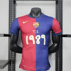 2024/2025 Player Version Barcelona Home Football Shirt 1:1 Thai Quality (Advertisement 1989)