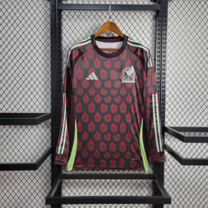 2024 Mexico National Home Long Sleeve Football Shirt 1:1 Thai Quality