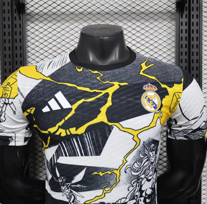 2025/2026 Player Version Real Madrid Collaboration With Marvel Football Shirt 1:1 Thai Quality - 图片 3