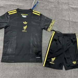 2025 Mexico National Team Special Edition Black Football Shirt 1:1 Thai Quality Kids Size