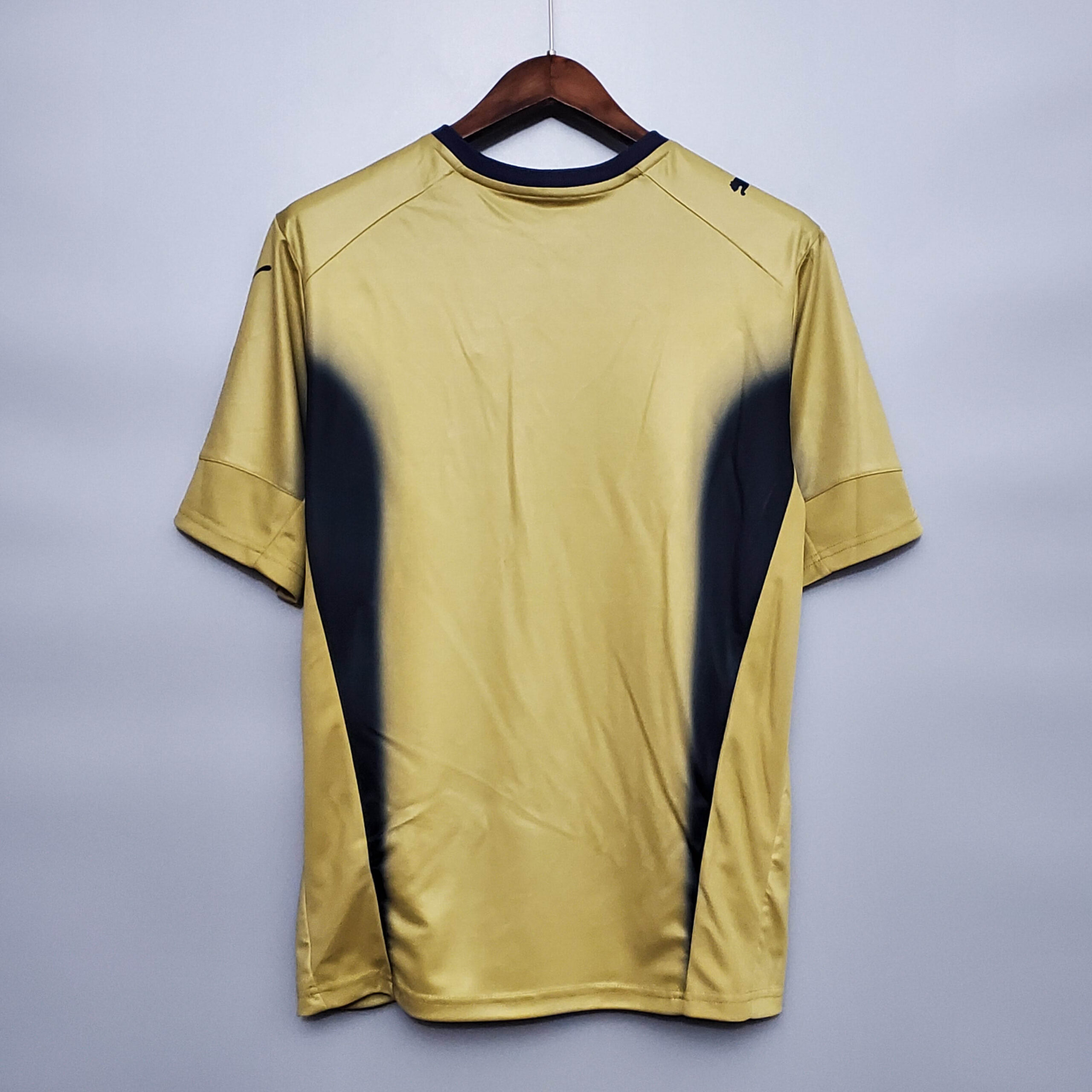 2006 Retro Italy Goalkeeper Gold Soccer Shirt - 图片 2