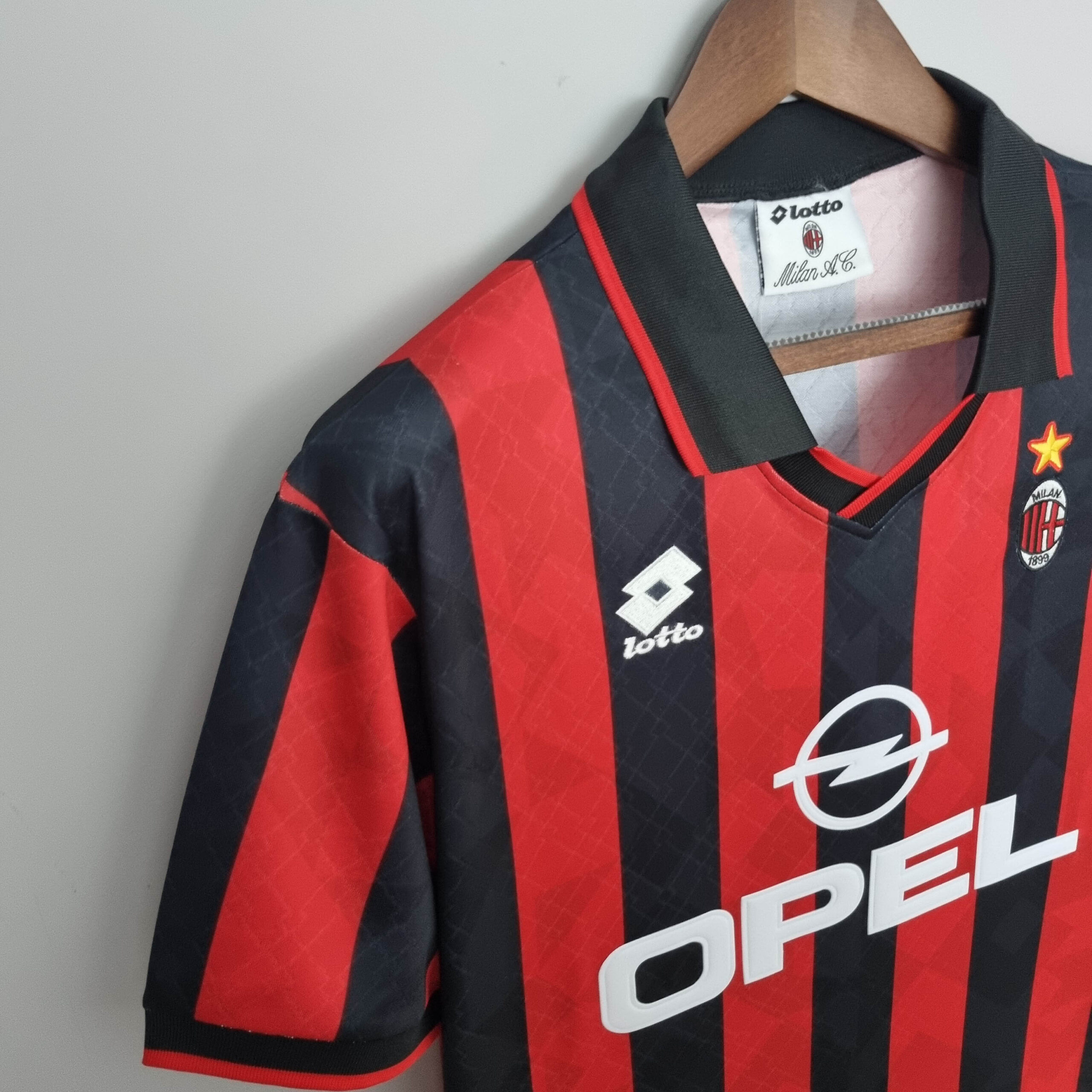1995/1996 Retro AC Milan Home Football Shirt 1:1 Thai Quality - 图片 6
