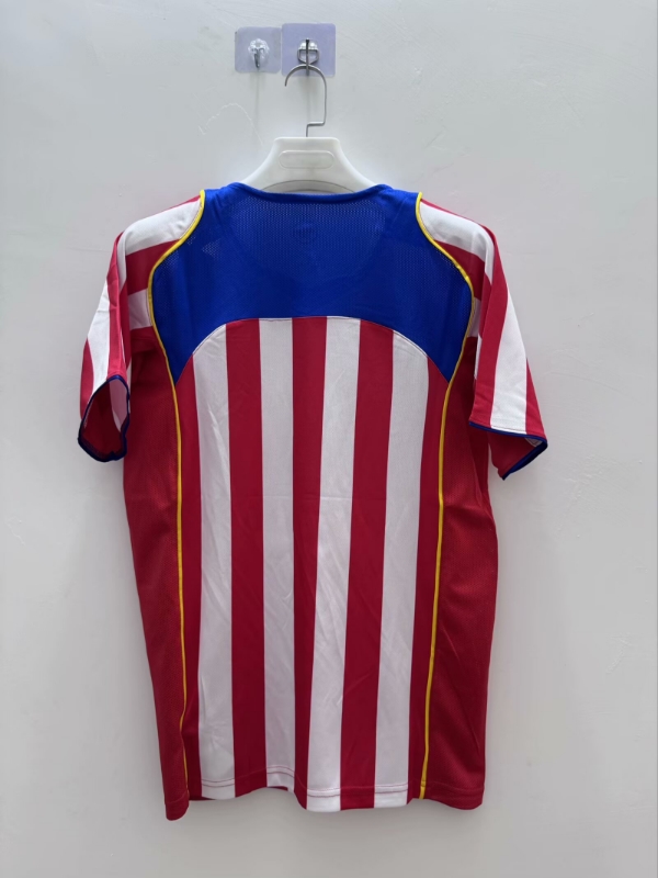 2004/2005 Retro Atletico Madrid Home Soccer Jersey 1:1 Thai Quality - 图片 2