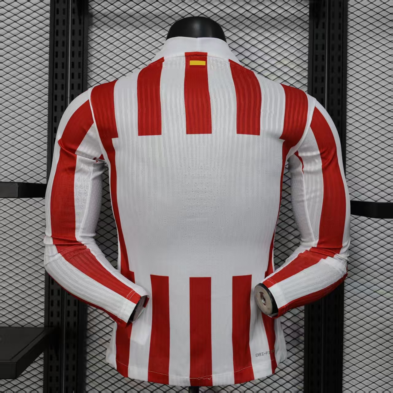 2025/2026 Long Sleeve Player Version Atletico Madrid Home Soccer Jersey 1:1 Thai Quality - 图片 2