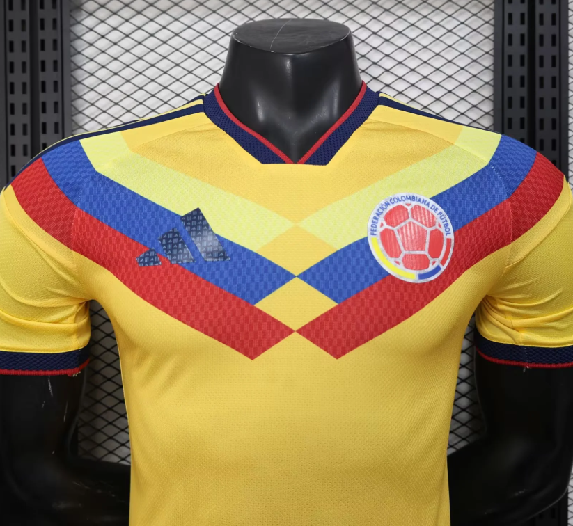2026 Player Version Colombia National Team Special Edition Yellow Football Shirt 1:1 Thai Quality - 图片 3