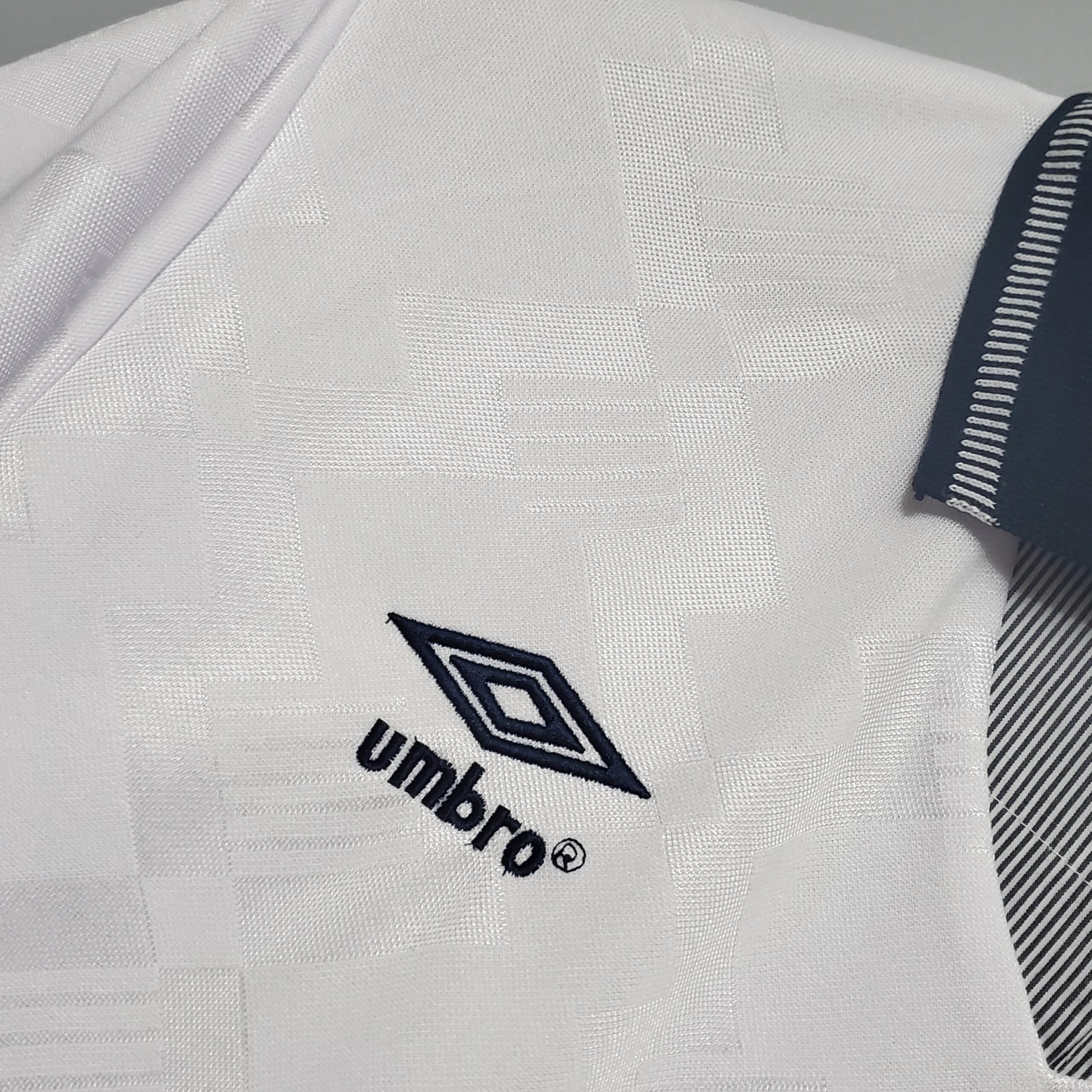 1990 Retro England Home Soccer Jersey - 图片 4